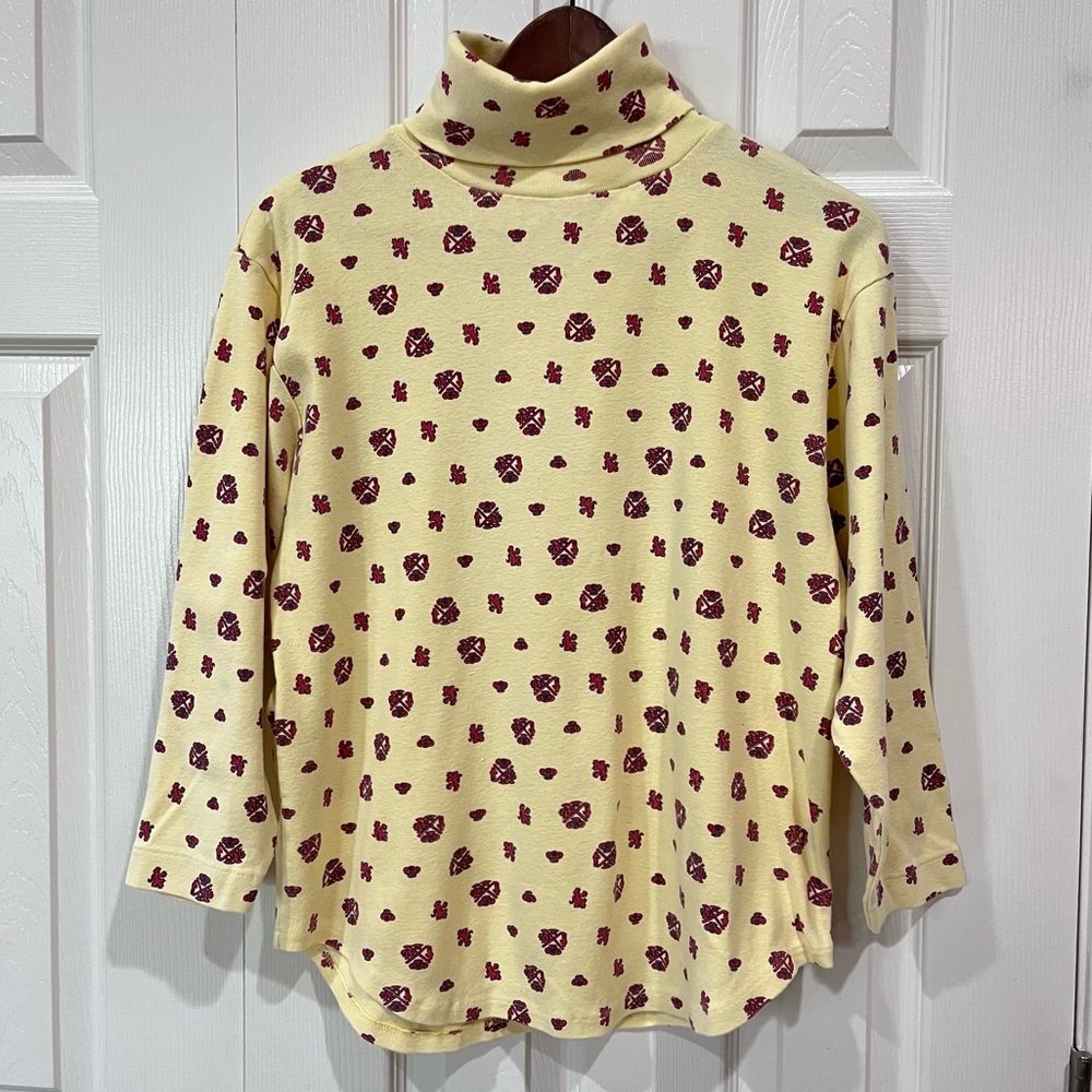 Vintage Cambridge Dry Goods Yellow 90s turtleneck Women’s Size Medium